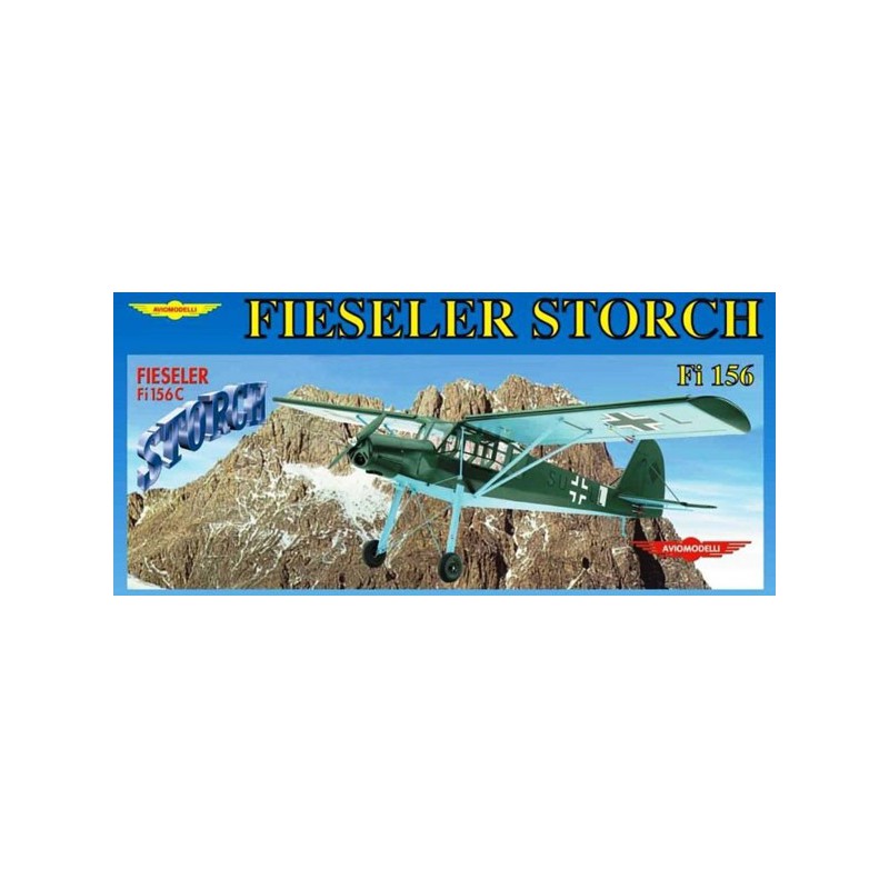 Avion thermique radiocommandé Fieseler Storch Fi156 kit ailes mousse coffrées