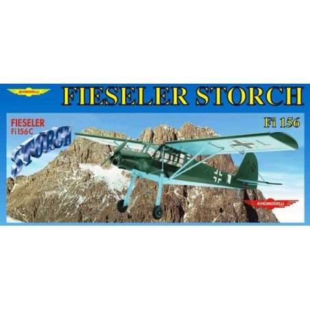 Radiocomanded thermal airplane Fieseler Storch Fi156 Kit Foams Softed foam | Scientific-MHD