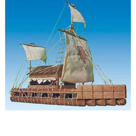 Bateau statique KON-TIKI 1/18