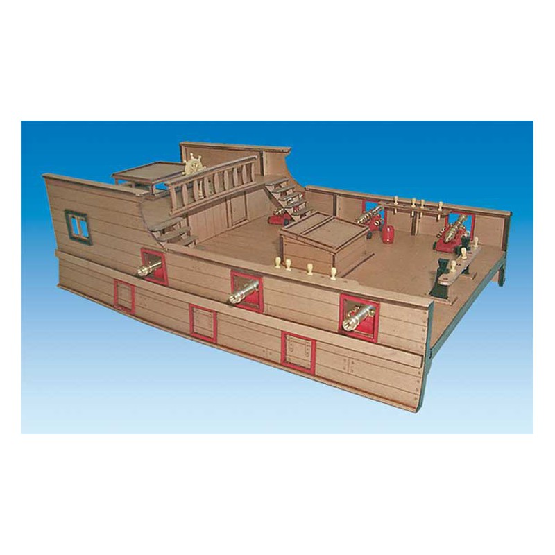 Bateau statique POSTE DE COMMANDE 1/75