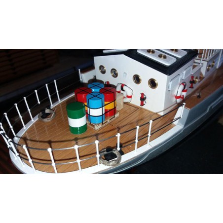 Bateau électrique radiocommandé AIACE Cargo Italien 1/40