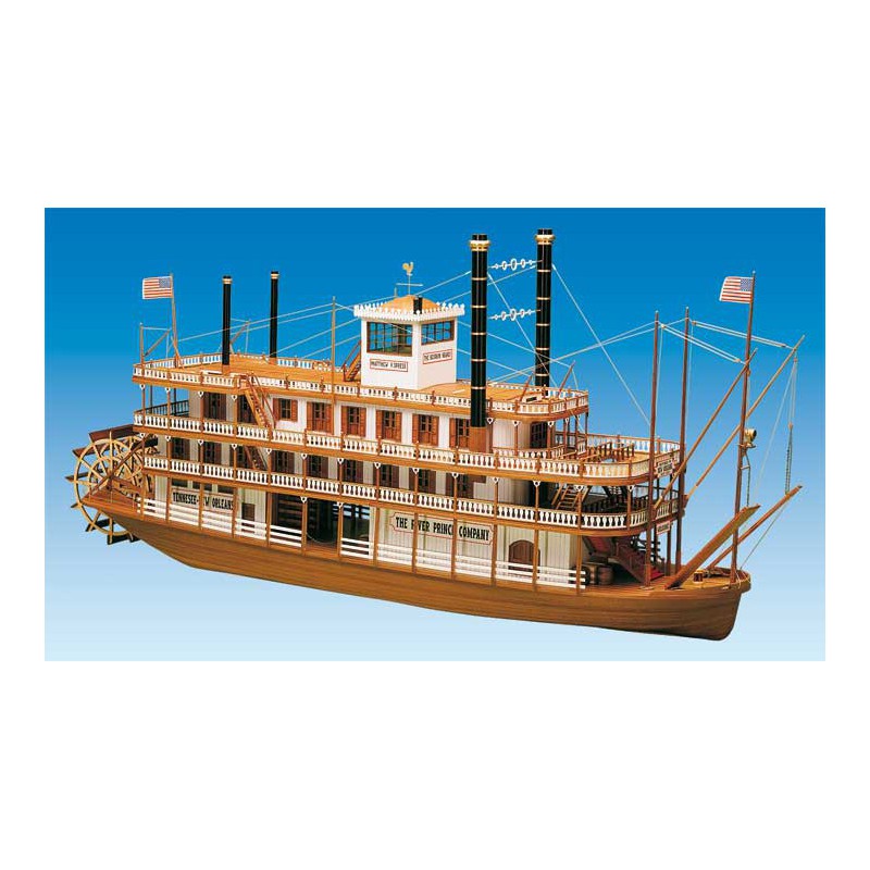 Bateau statique MISSISSIPPI 1/50