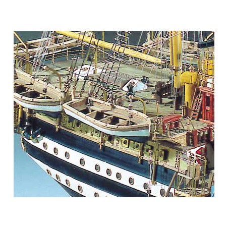 Amerigo Vespucci static boat 1/84 | Scientific-MHD