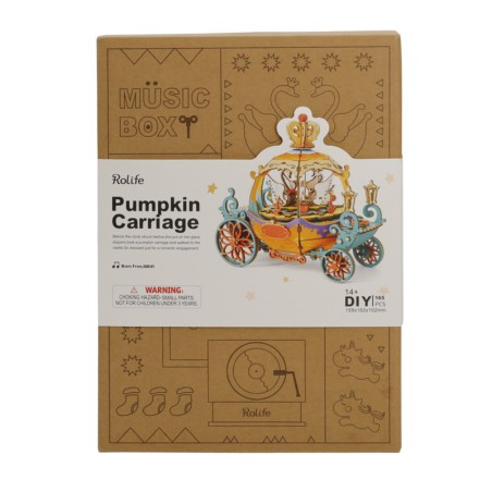 Easy mechanical 3D puzzle for model the musical pumpkin | Scientific-MHD