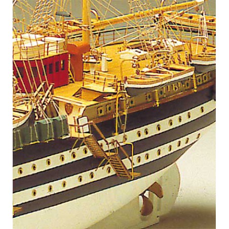 Amerigo Vespucci 1/100 statisches Boot | Scientific-MHD