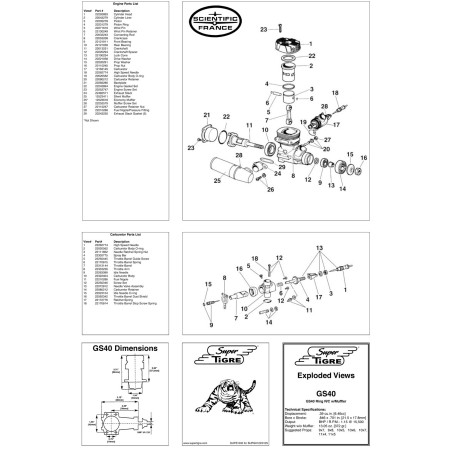 Radio -Wärme -Motor GS 40 RC | Scientific-MHD