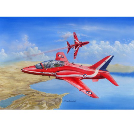 Maquette d'avion en plastique Red Arrows Hawk 1/48
