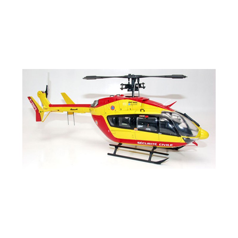 Hélicoptère électrique radiocommandé SRB - EC145 SECURITE CIVILE