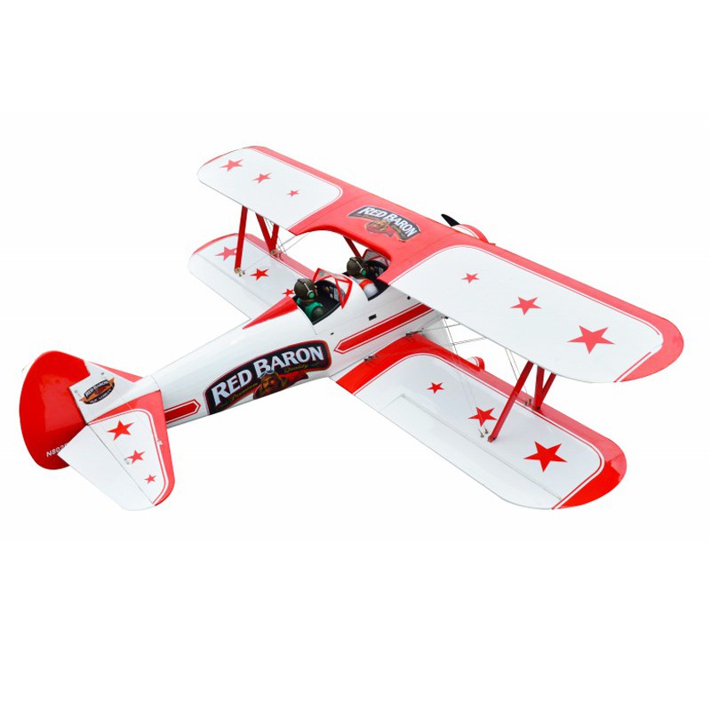 Avion thermique radiocommandé Red Baron Stearman 20cc ARF
