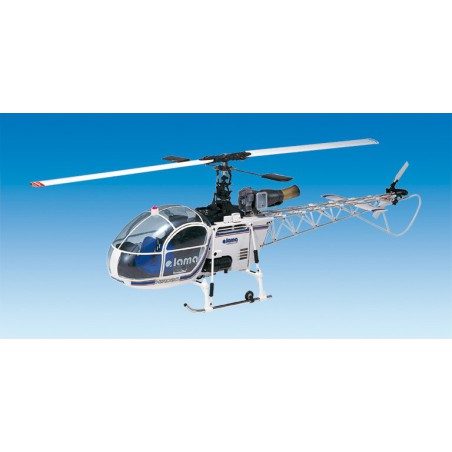 Lama 30 white radio controlled thermal helicopter Scientific MHD