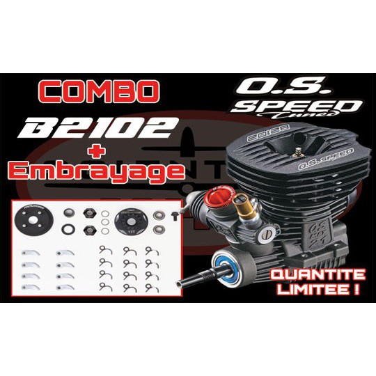 Radio power engine Combo B2102 + SPEED clutch Radio power engine Combo B2102 + SPEED clutch | Scientific-MHD