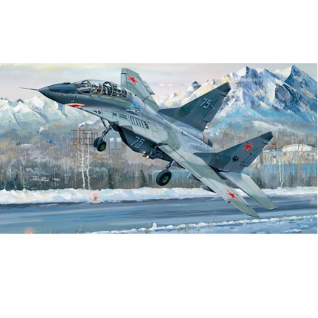 Russischer MiG-29UB Drehstoff Plastikflugzeugmodell | Scientific-MHD