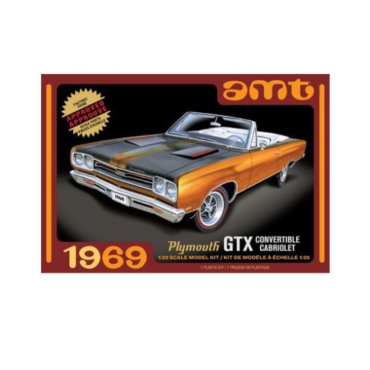 Plastic car model 1969 Plymouth GTX Convertible 1/25 Plastic car model 1969 Plymouth GTX Convertible 1/25 | Scientific-MHD