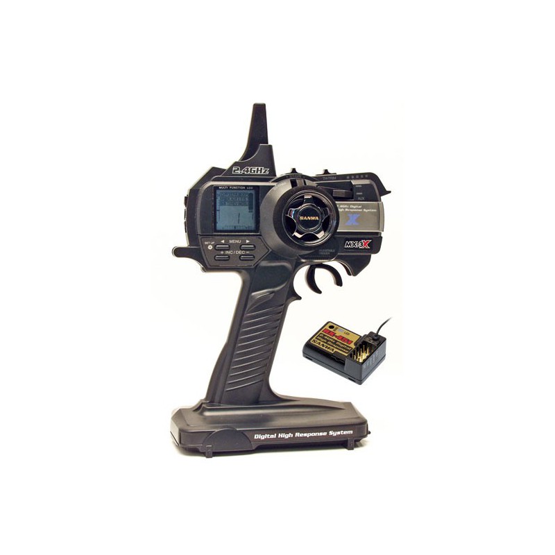Ensemble pour radiocommande MX-3X SANWA 2.4 GHz FHSS-3