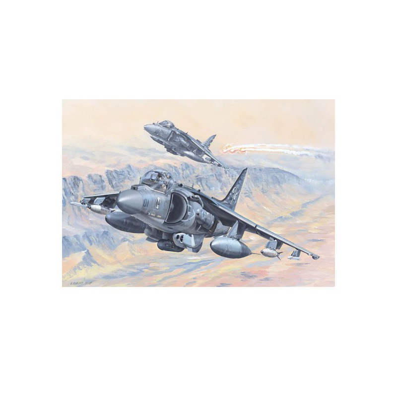 Maquette d'avion en plastique AV-8B Harrier II 1/18