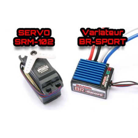 Radio Elektromotor Combo Variator BR + Servo | Scientific-MHD