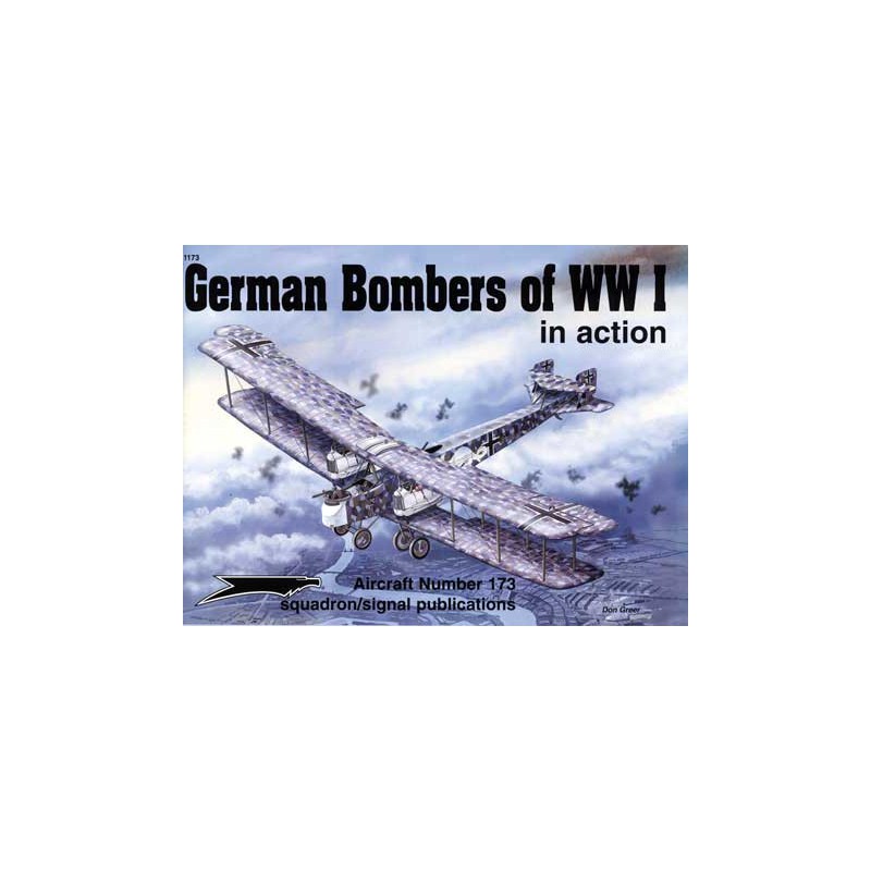 Livre GERMAN BOMBERS OF WWI IN ACTION