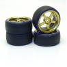 Accessoires pour voiture radiocommandée 4 Roues Drift Gold 0°