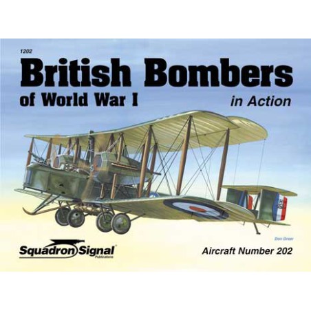 Livre BRITISH BOMBERS WWI IN ACTION