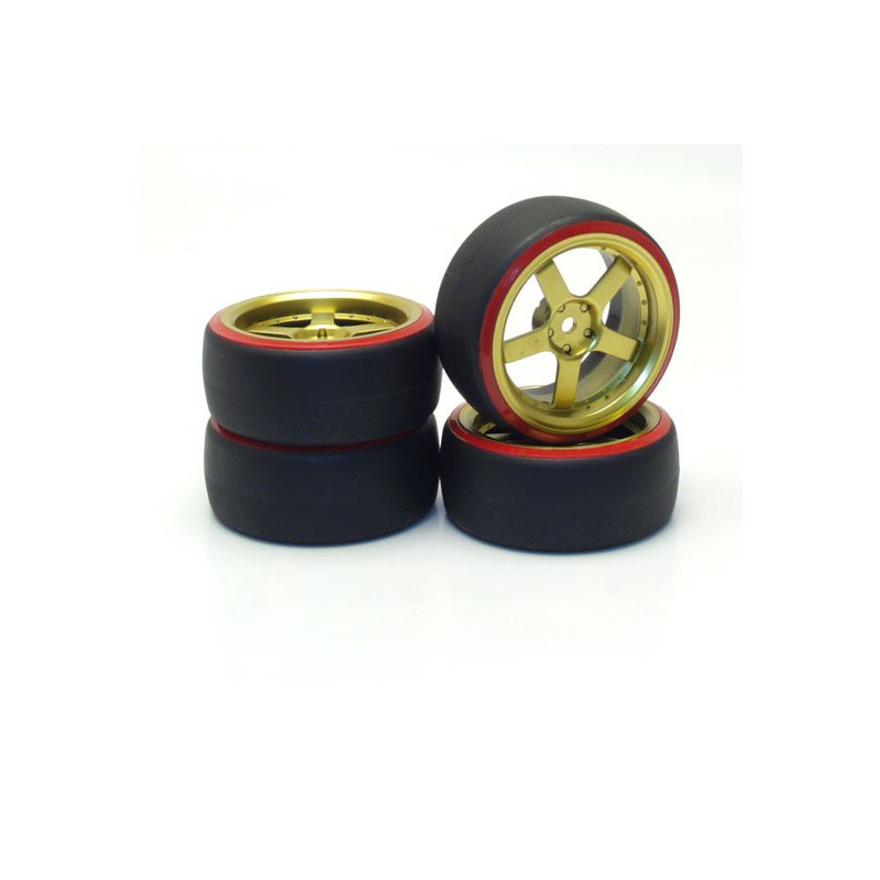 Accessoires pour voiture radiocommandée 4 Roues Drift Gold 0°