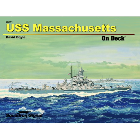 Livre USS MASSACHUSETTS ON DECK