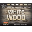 Acrylfarbe Set 6 helles Holz / Weißholz | Scientific-MHD