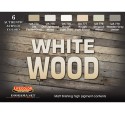 Peinture acrylique Set 6 Bois Clairs / White Wood