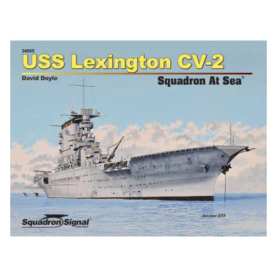 Livre USS LEXINGTON CV-2 AT SEA