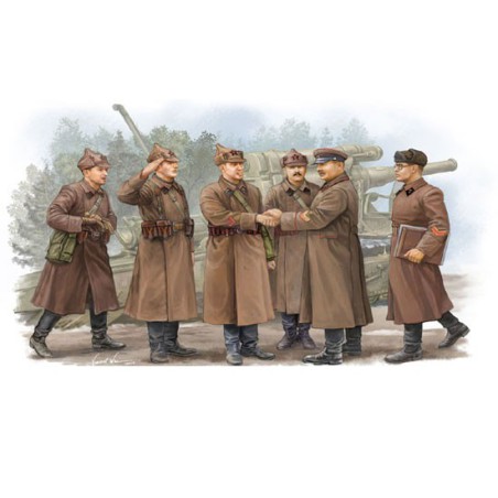 Figurine Soviet Artillery-Commander Inspection | Scientific-MHD
