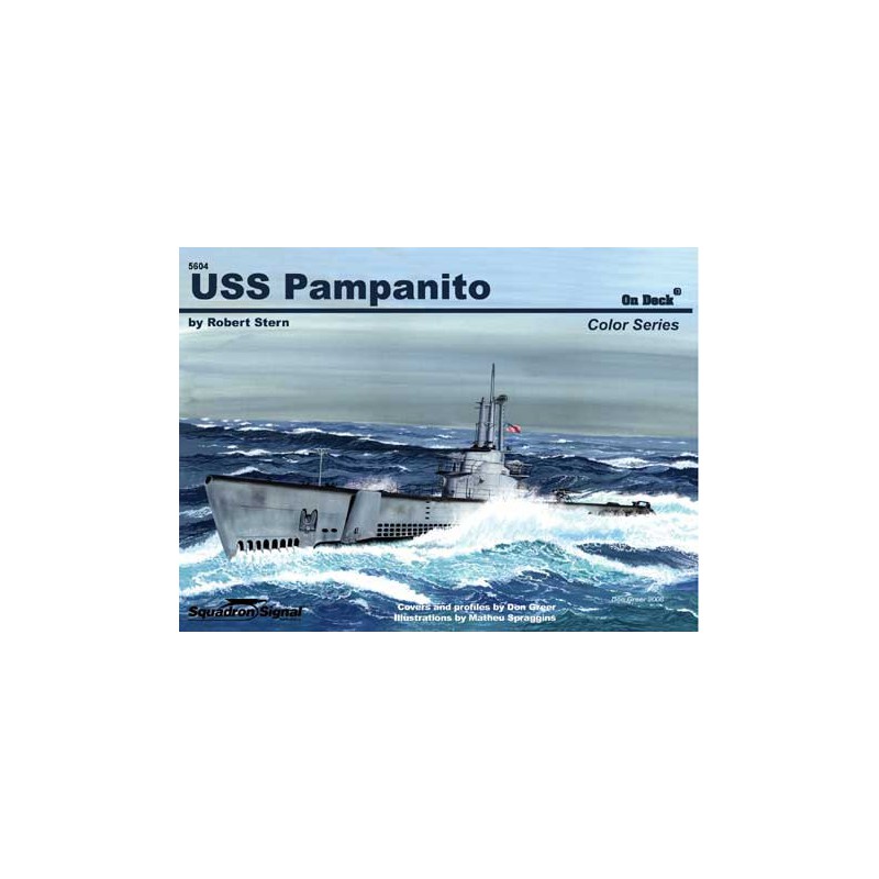 Livre USS PAMPANITO COLOR ON DECK
