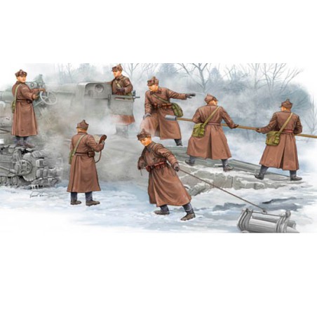 Figurine SOVIET B-4 ARTILLERY CREW