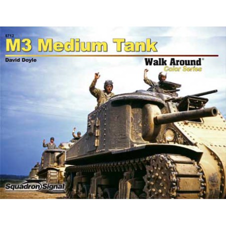 Book M3 Medium Tank Color Walk Around | Scientific-MHD