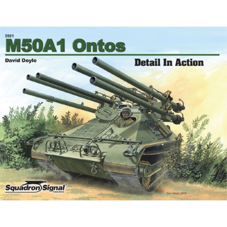 Book M-50A1 Ontos detail in Action | Scientific-MHD