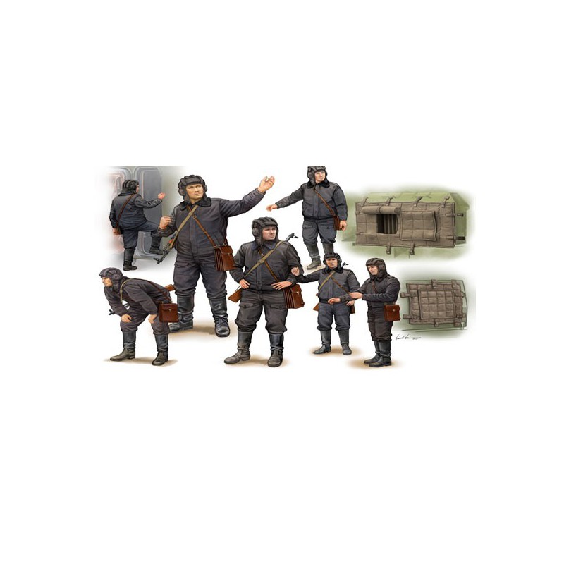 Figurine SOVIET SOLDIER-SCUD B CREW