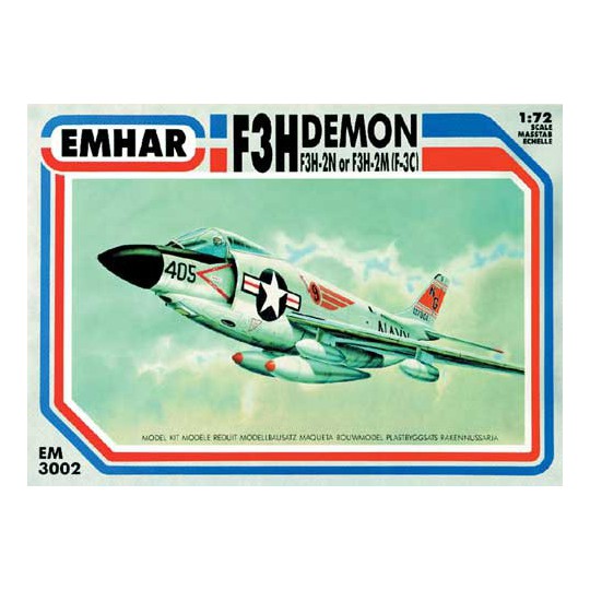 Maquette d'avion en plastique F3H-2M.N DEMON1/72