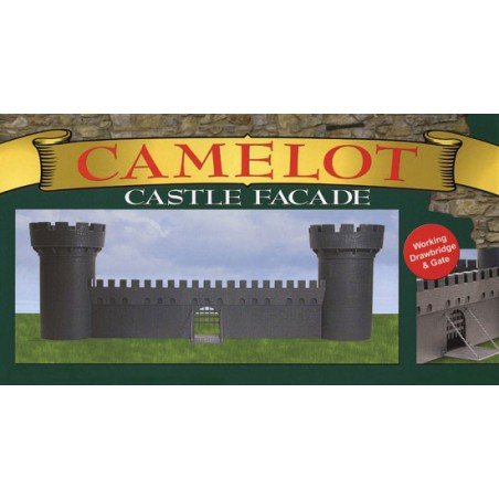 Facade figurine chateau camelot with towers | Scientific-MHD