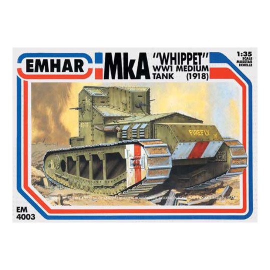 Maquette de Char en plastique WHIPPET TANK1/35 Maquette de Char en plastique WHIPPET TANK1/35