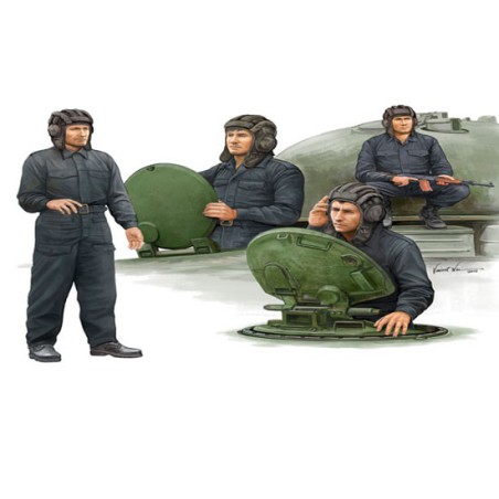 SOVIET TANK CREW figurine | Scientific-MHD