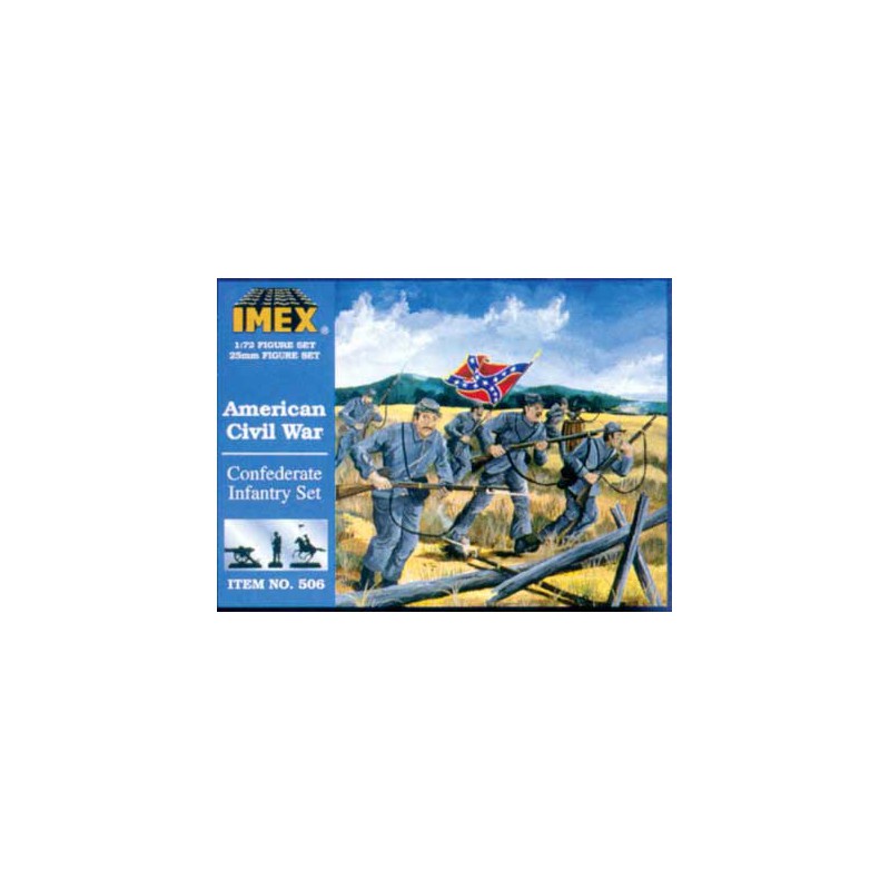 Figurine INFANTERIE CONFEDEREE1/72