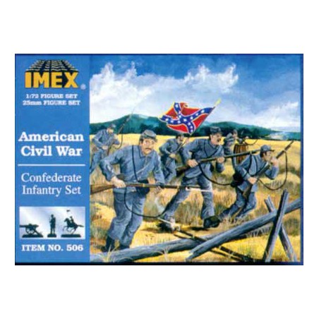 Figurine INFANTERIE CONFEDEREE1/72