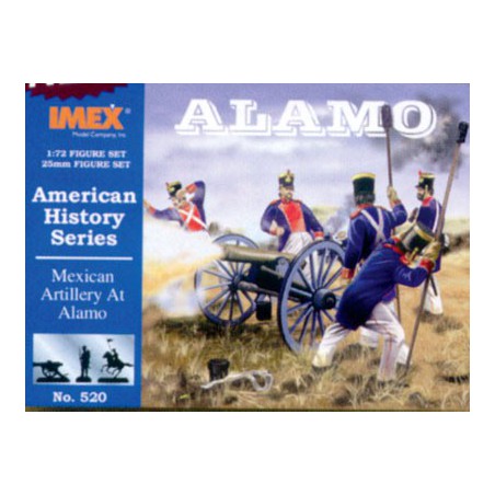 Figurine ARTILLERIE MEXICAINE ALAMO1/72