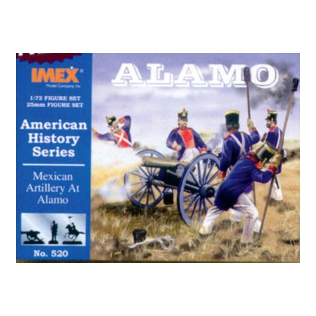 Mexikanische Artillerie -Figur Alamo1/72 | Scientific-MHD