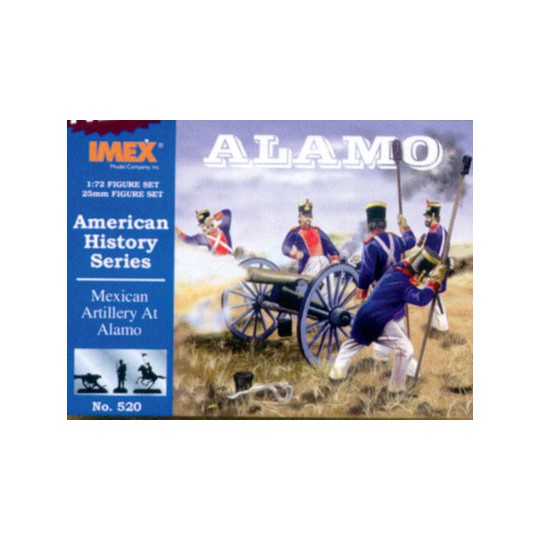 Figurine ARTILLERIE MEXICAINE ALAMO1/72