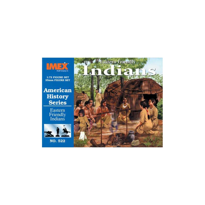 Figurine EASTERN FRIENDLY INDIANS1/72