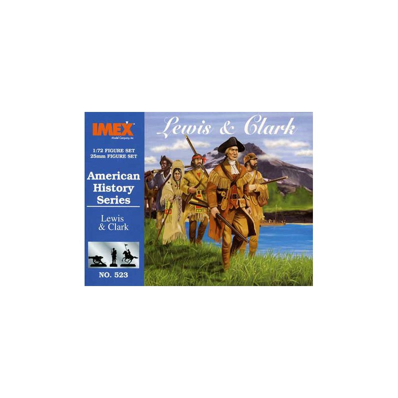 Figurine LEWIS et CLARK-AMERICAN EXP¨LORATORS1/72