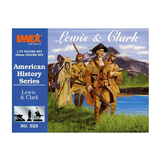 Figurine LEWIS et CLARK-AMERICAN EXP¨LORATORS1/72