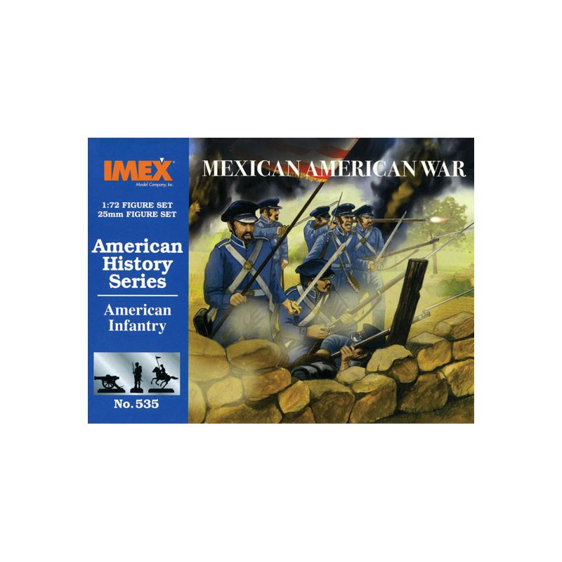 Figurine MEXICAN WAR AMERICAN INFANTERY1/72