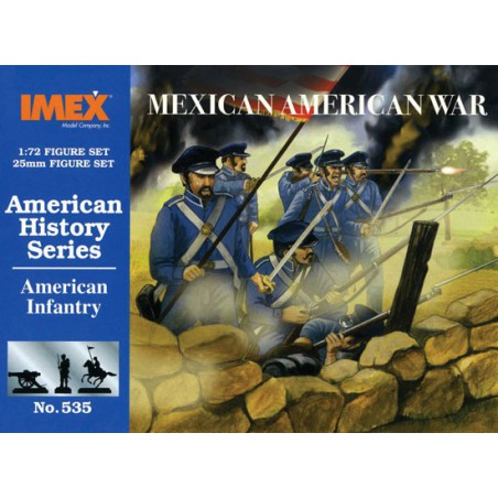 Mexikanischer Krieg American Infantery1/72 Figurine | Scientific-MHD