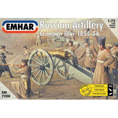 Russische Artillerie -Figurkriegskriege 1/72 | Scientific-MHD