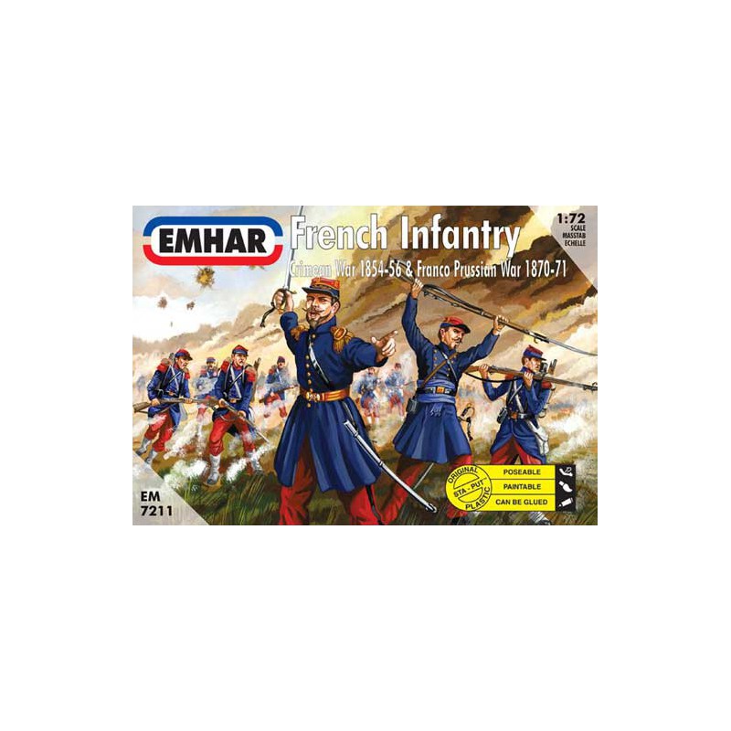 Figurine FRENCH INFANTERIE CRIMEE1/72